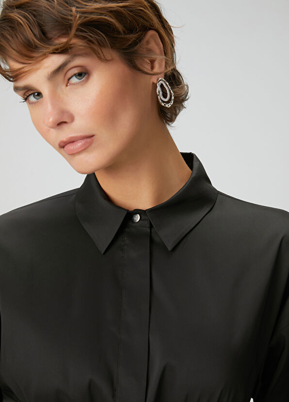 Beymen Club Siyah Midi Elbise - 2