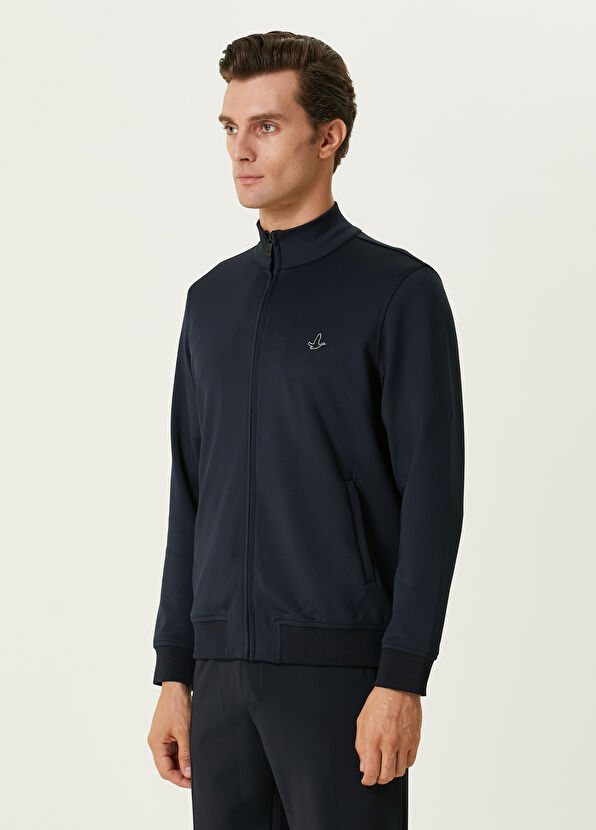 Beymen Club Navy Blue Logo Sweatshirt - 4
