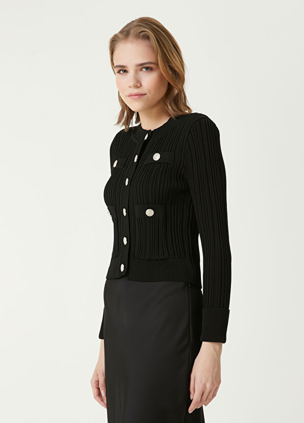 Beymen Club Siyah Triko Ceket - 4