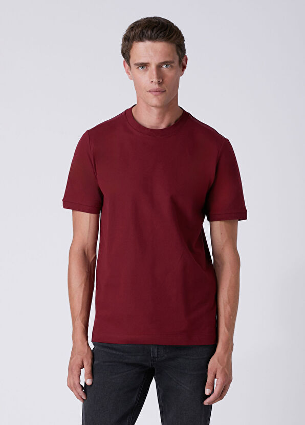 Beymen Club Basic Fit Cherry Shoulder Goose Flex Detail T-Shir - 1