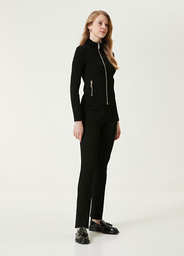 Beymen Club Black Ribbed Jacket - 2