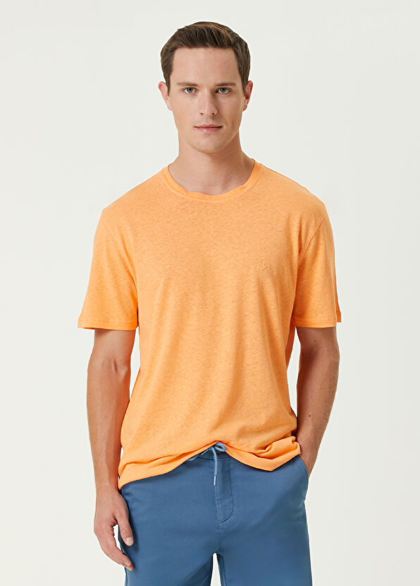 Beymen Club Turuncu Keten T-shirt - 1