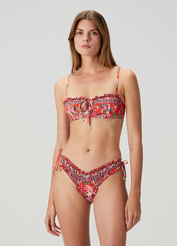 Camilla Desenli Bikini Üstü - 1