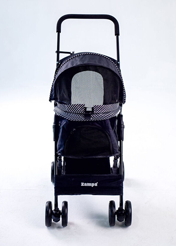 Zampa Showtime Siyah Kedi ve Köpek Taşıma Arabası  - 2