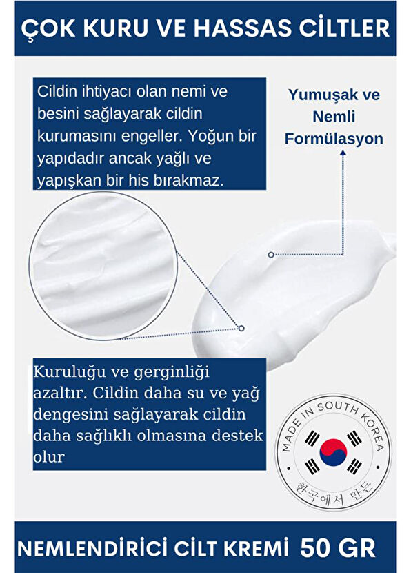 Dermal Dr+ MEDM Facial Remedy Moisturizing Face Cream for Dry and Sensitive Skin 50 gr - 2