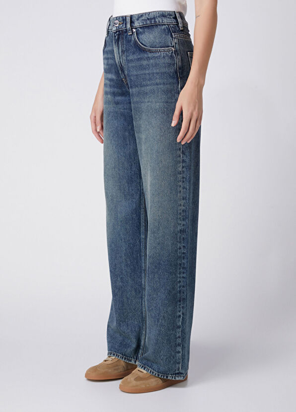 Beymen Club Mavi Straight Leg Jean Pantolon - 2