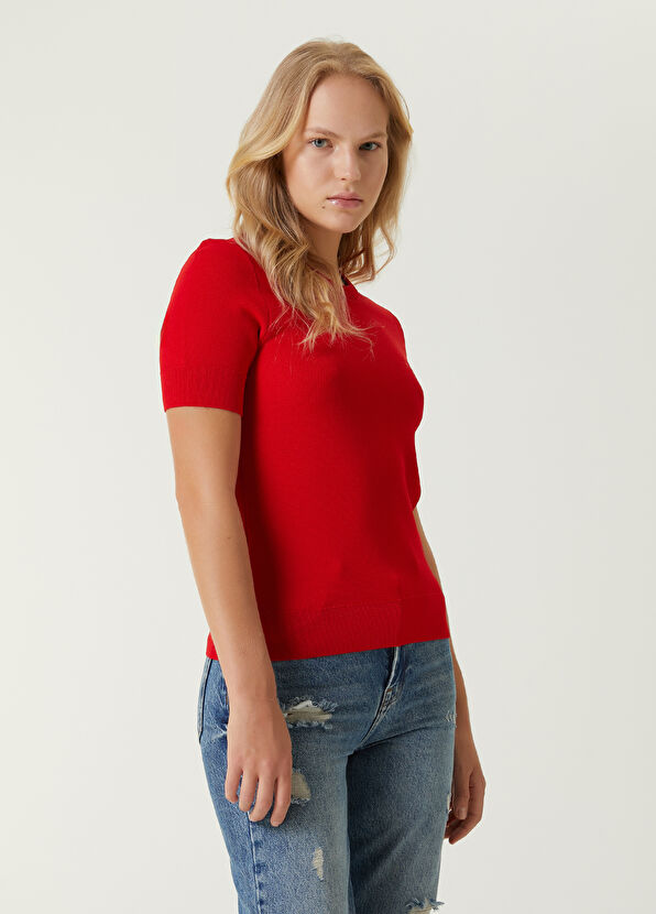 Beymen Club Kırmızı Kısa Kol Pike Triko - 4