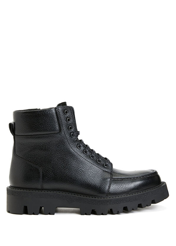 Beymen Club Black Men's Leather Boots - 1