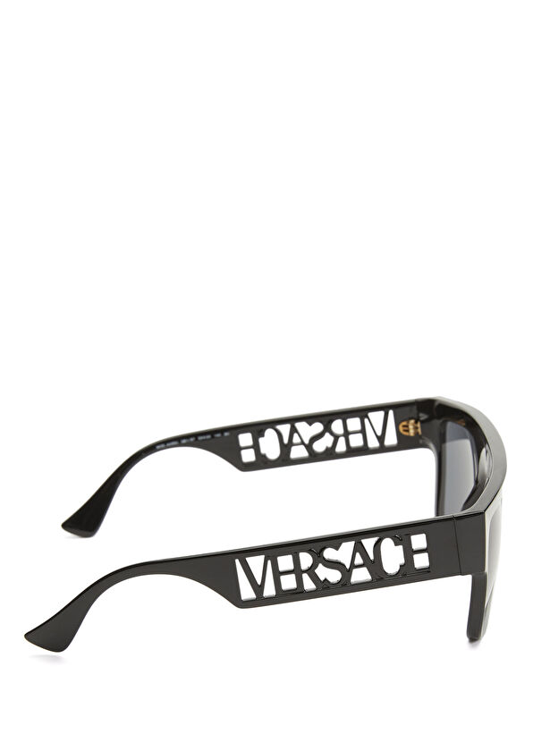 Versace Siyah Logo Detaylı Erkek Güneş Gözlüğü - 2