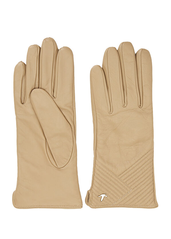 Beymen Club Vizon Kadın Deri Eldiven - 1
