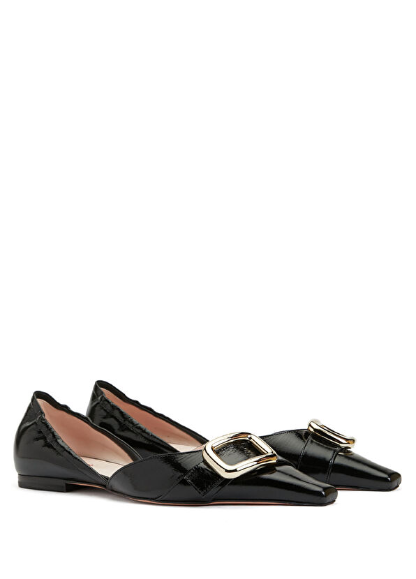 ROGER VIVIER Black Women's Leather Ballet Flats - 2