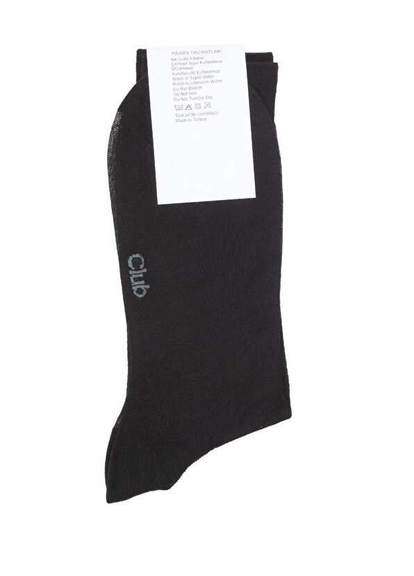 Beymen Club Siyah Erkek Merserize Çorap - 2
