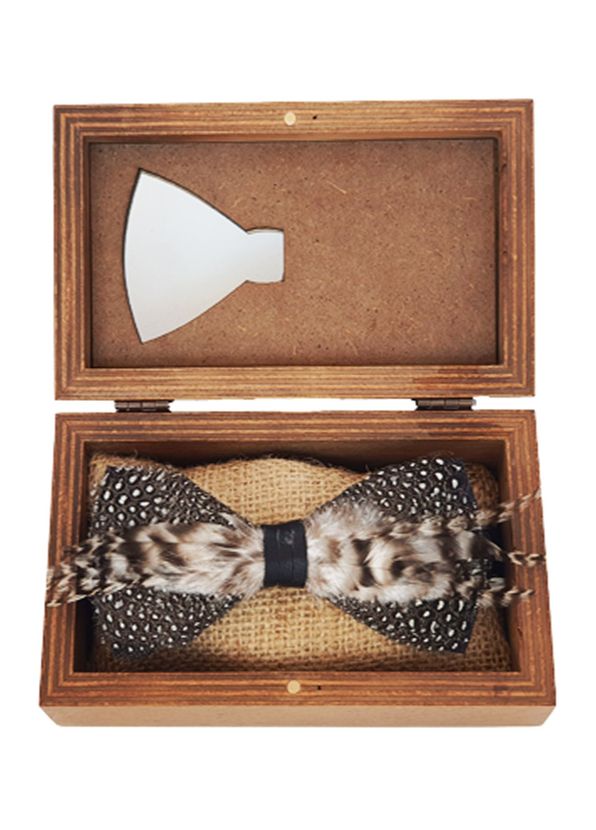 genius-bowtie Galileo Siyah Süet Papyon - 2