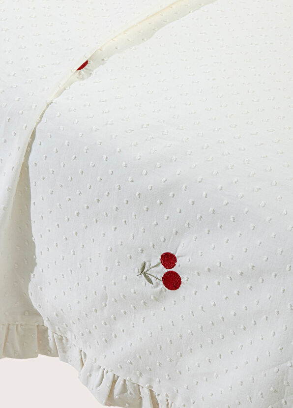 Chakra Cherry Boom Vanilla Cotton Baby Kids Bedspread Set - 3