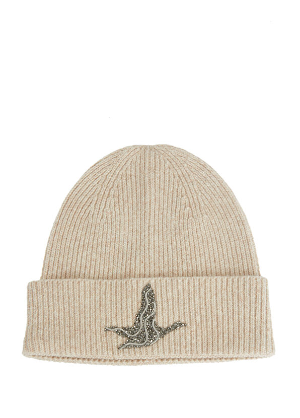 Beymen Club Beige Goose Accessory Women's Wool Beanie - 1
