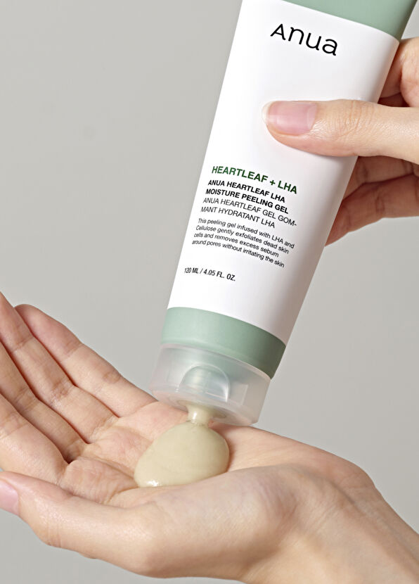 Anua Heartleaf LHA Moisture Geniş Gözenek ve Pütür Karşıtı Nazik Asitli Peeling Jeli 120 ml - 2