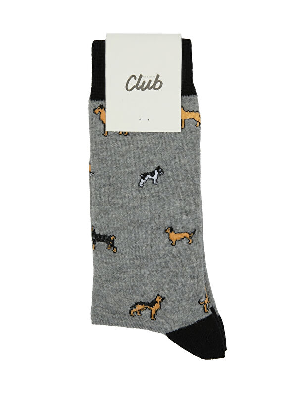 Beymen Club Grey Mens Socks - 2