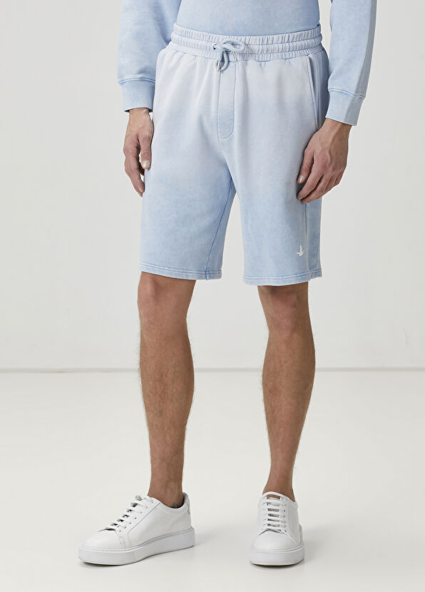 Beymen Club Light Blue Jersey Shorts - 2