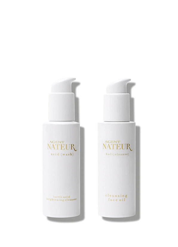 Agent Nateur Holi Cleanse & Acid Wash Laktik Asit 2'li Cilt Temizleyici Bakım Seti - 1