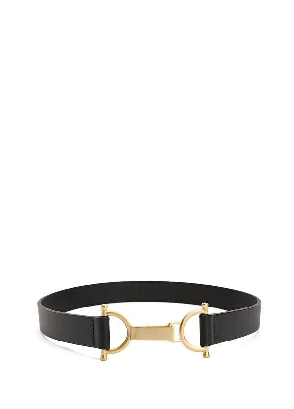 Beymen Club Black Women's Leather Belt - 1