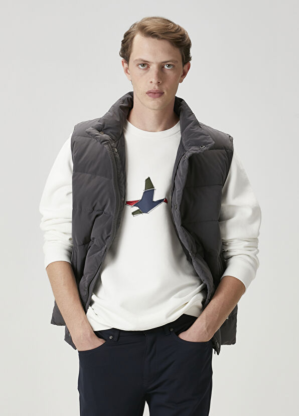 Beymen Club Antrasit Puff Yelek - 2