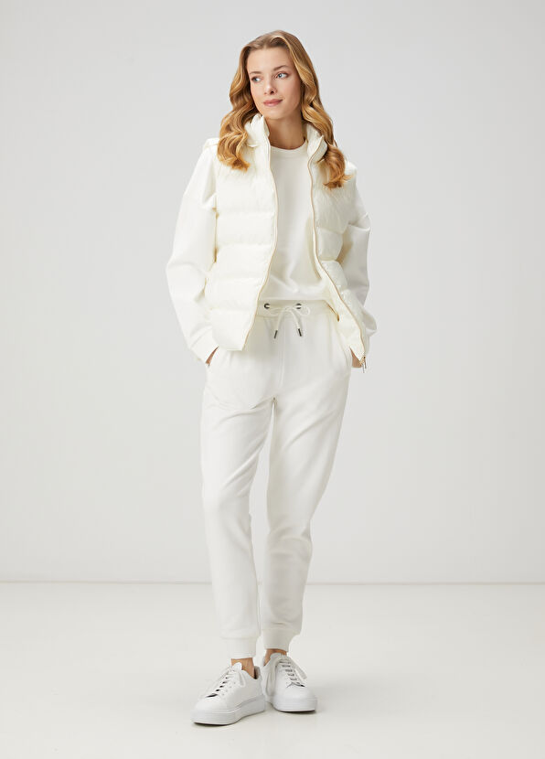 Beymen Club Kırık Beyaz Kapüşonlu Puffer Yelek - 2