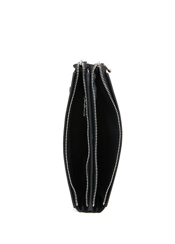 Siyah Erkek Deri Clutch - Görsel 6