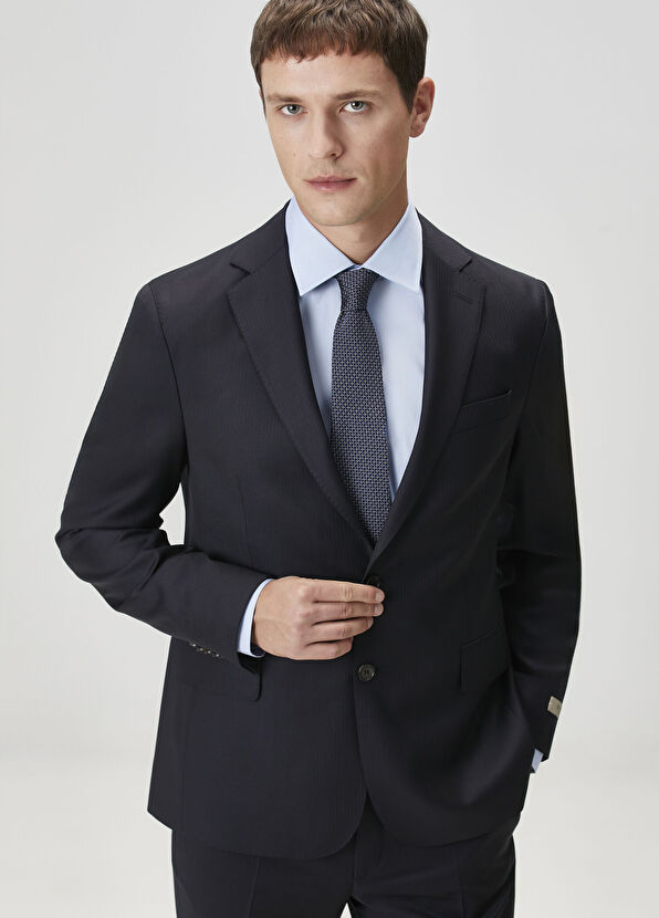 Lacivert Yün Takım - Görsel 4