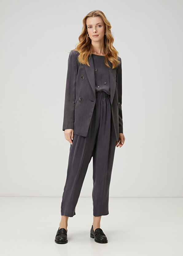 Beymen Club Antrasit Pileli Pantolon - 1