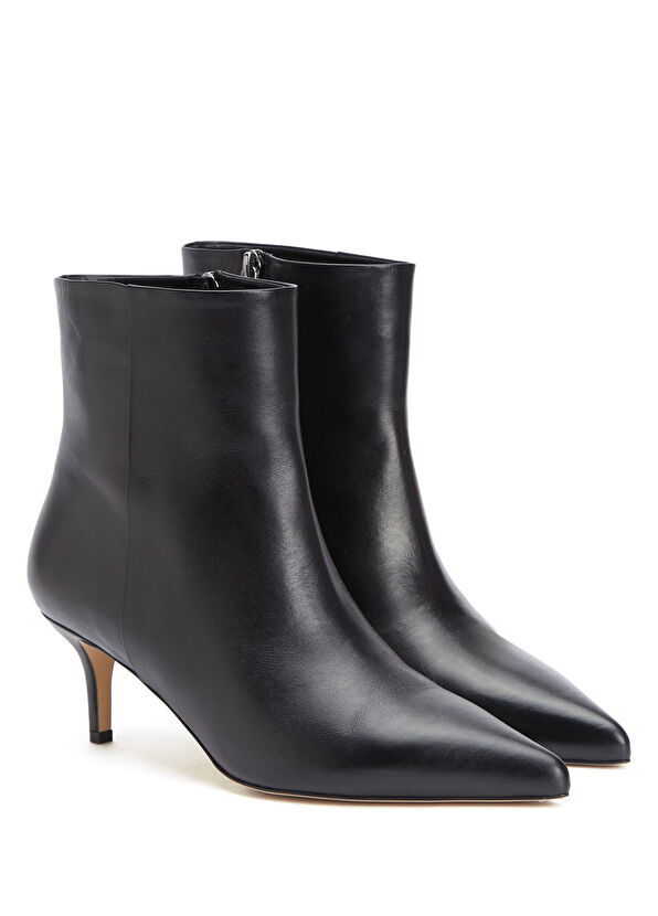 Beymen Club Siyah Kitten Heel Kadın Deri Bot - 2