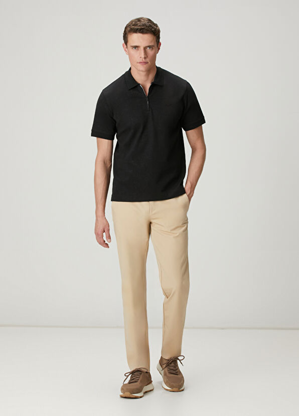 Beymen Club Beige Waist Corded Technical Fabric Trousers - 1