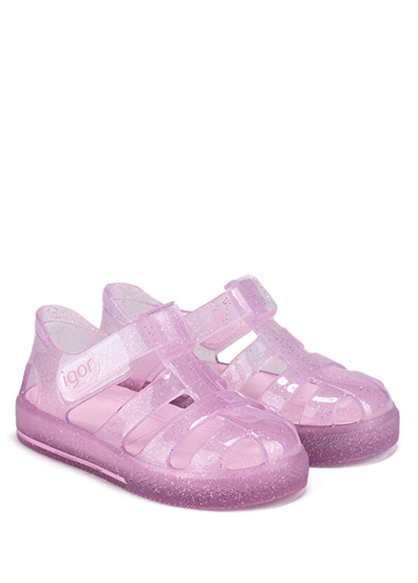 Star Glitter Çocuk Sandalet - Görsel 3