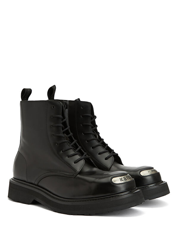 Siyah Erkek Deri Bot - Görsel 3