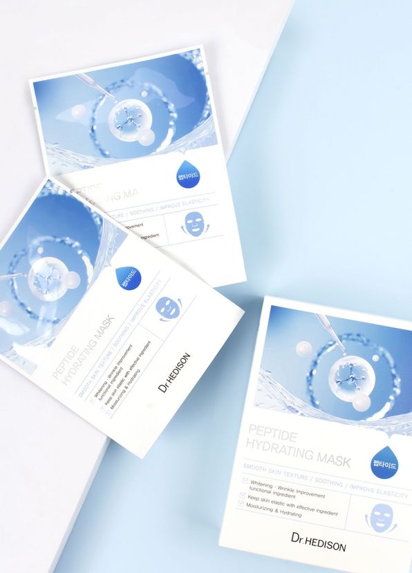 Dr. Hedison Peptit İçerikli Nemlendirici Kâğıt Yüz Maskesi 10 × 23 gr - 2