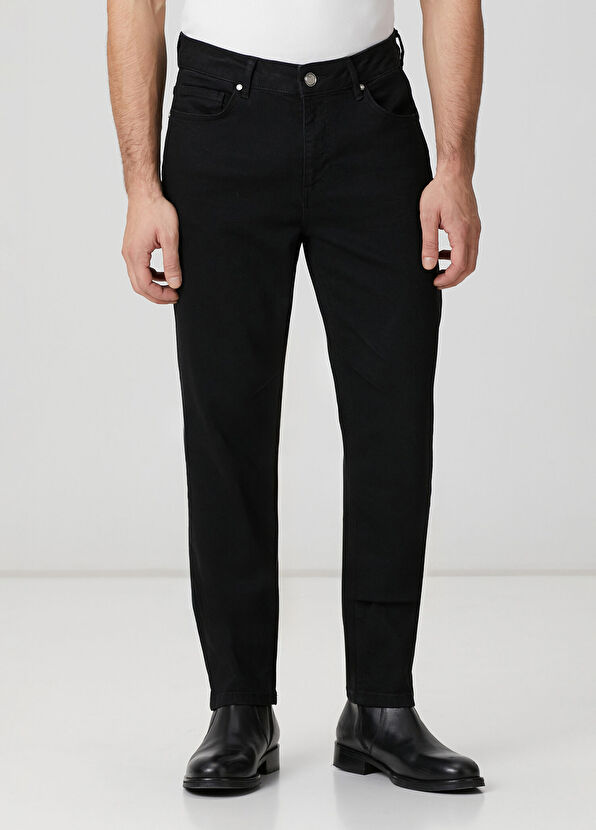 Network Siyah Denim Pantolon - 2