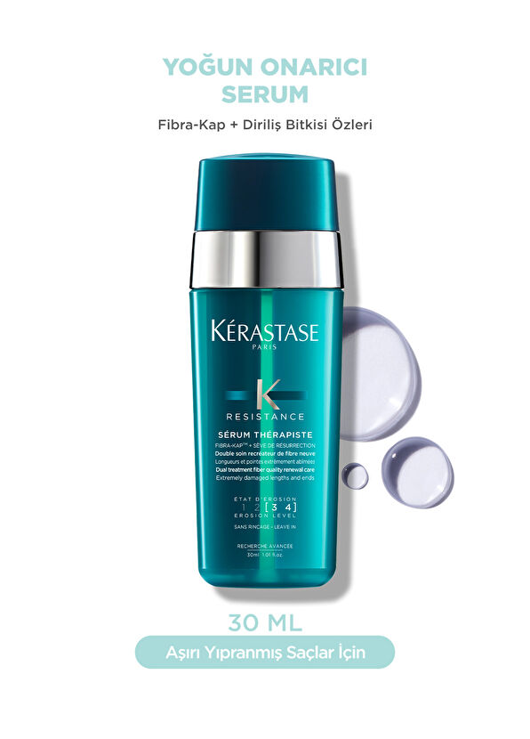 Kerastase Resistance Çok Yıpranmış ve Aşırı İşlem Görmüş Saçlar için Onarıcı Saç Serumu 30 ml - 2
