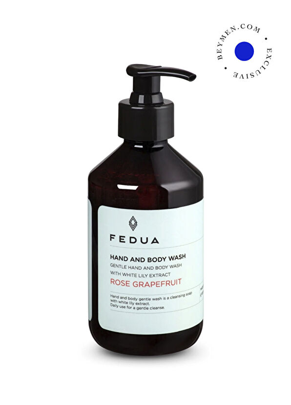 Fedua Hand And Body Wash Rose Grapefruit Hand And Body Shower Gel 300 ml - 1