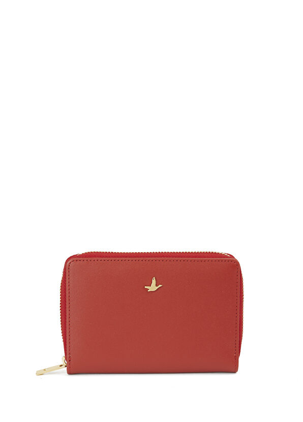Beymen Club Red Logo Women's Leather Wallet - 1