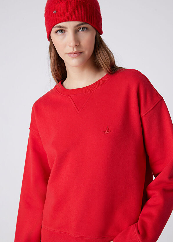 Beymen Club Red Basic Sweatshirt - 2