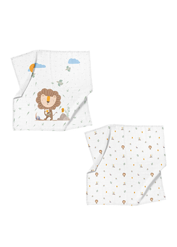 Casadora Baby Simba 100% Organic Cotton 2-Piece Muslin Cover Set - 2