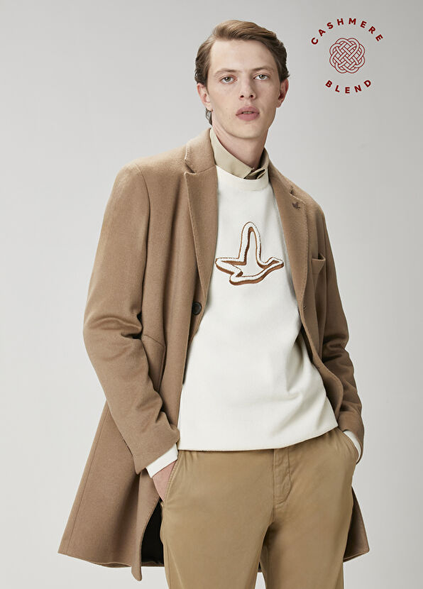 Beymen Club Premium Deve Tüyü Kaşmir Palto - 1