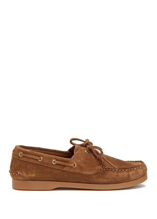Golden Goose Cruise Açık Kahverengi Unisex Süet Loafer - 1