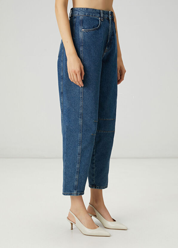 Beymen Club Slouchy Mavi Jean Pantolon - 4