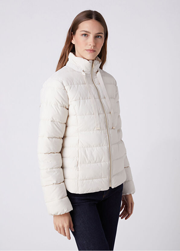 Beymen Club Off White Basic Puffer Jacket - 4