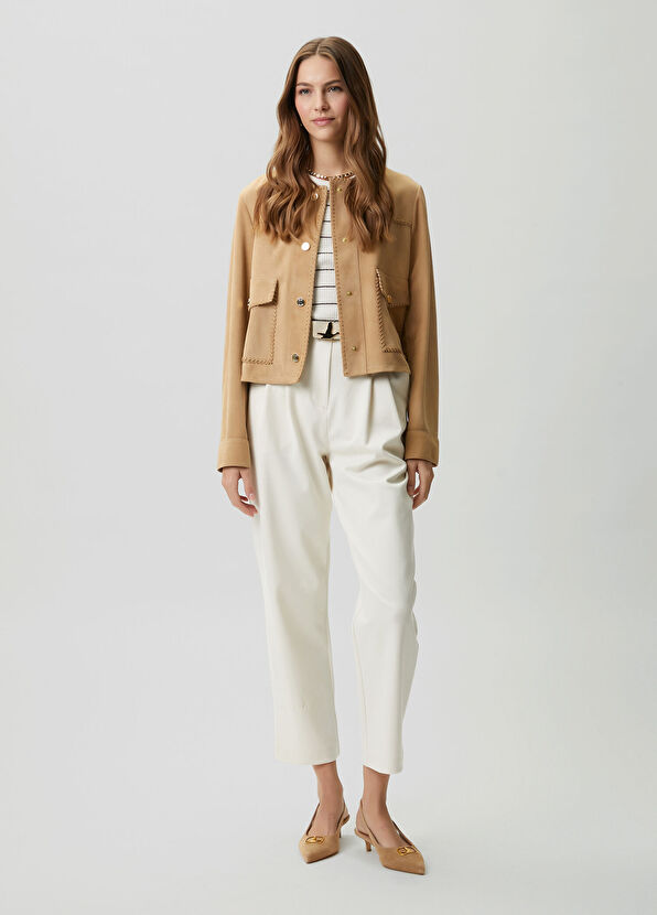 Beymen Club Kırık Beyaz Havuç Form Eşofman Altı - 2