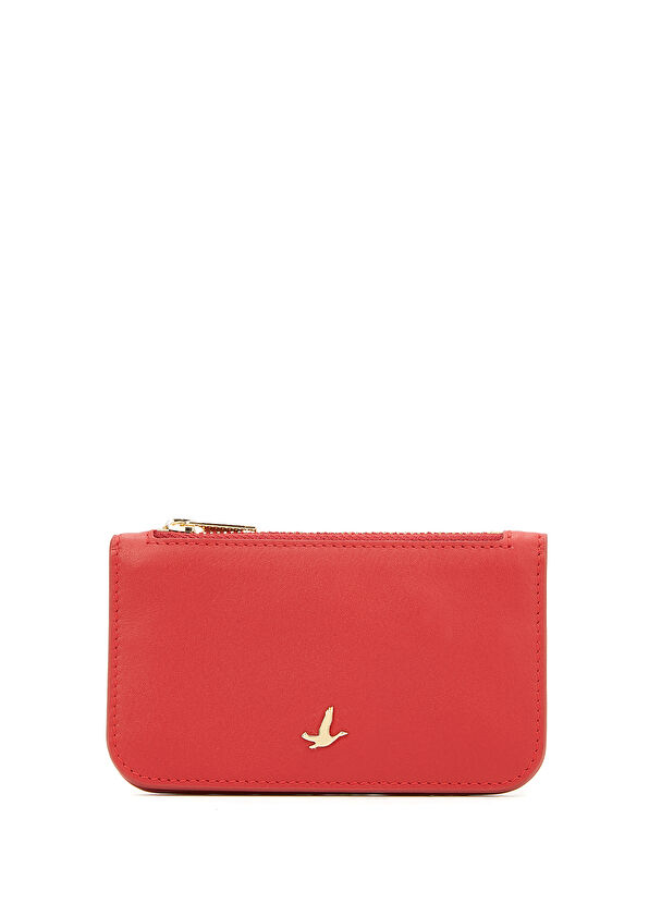 Beymen Club Kırmızı Kadın Deri Cüzdan - 1