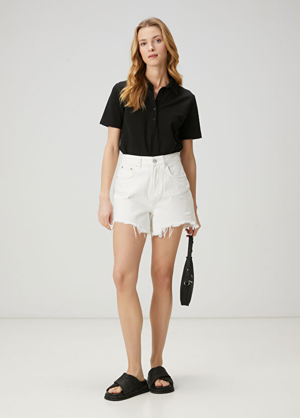 Beymen Club Black Pique Polo T-Shirt - 2