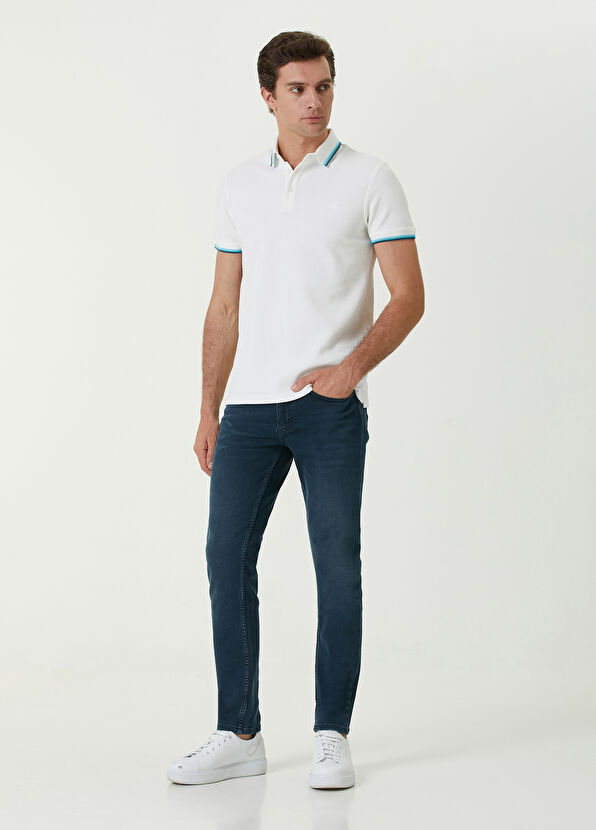 Beymen Club Slim Fit Mavi Örme Jean Pantolon - 1