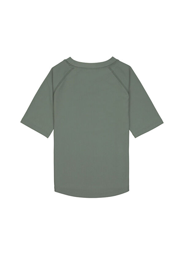 Lassig Sunshine UV Korumalı Deep Olive Kısa Kollu Erkek Çocuk T-Shirt Mayo - 2