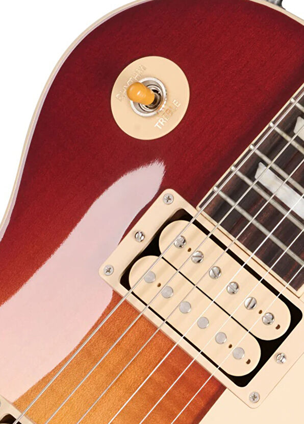 Gibson Les Paul Standard 50s Double Trouble Bourbon Burst Electric Guitar - 3